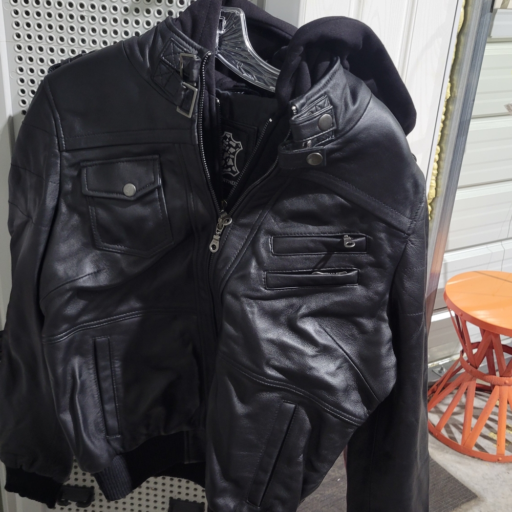 Women's Black Leather Jacket